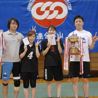 東洋紡労組庄川チームが驚異の３連覇!!ふれあいビーチボール大会開催！